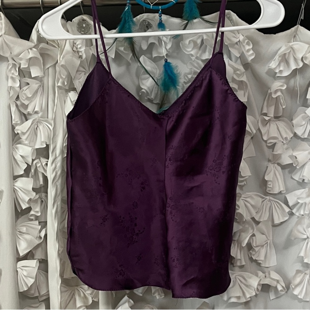 Vintage Elegant Purple Women's Top